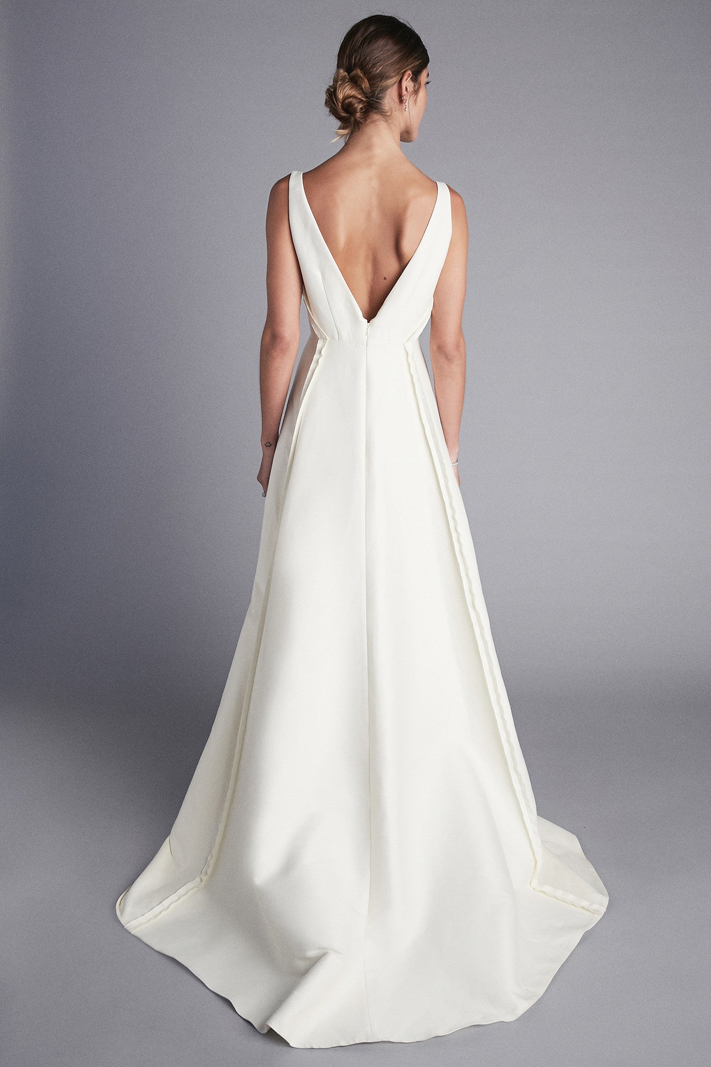 Grace Scoop Neck A-line Dress Blanco New York Grace Scoop Neck A-line Dress Blanco New York